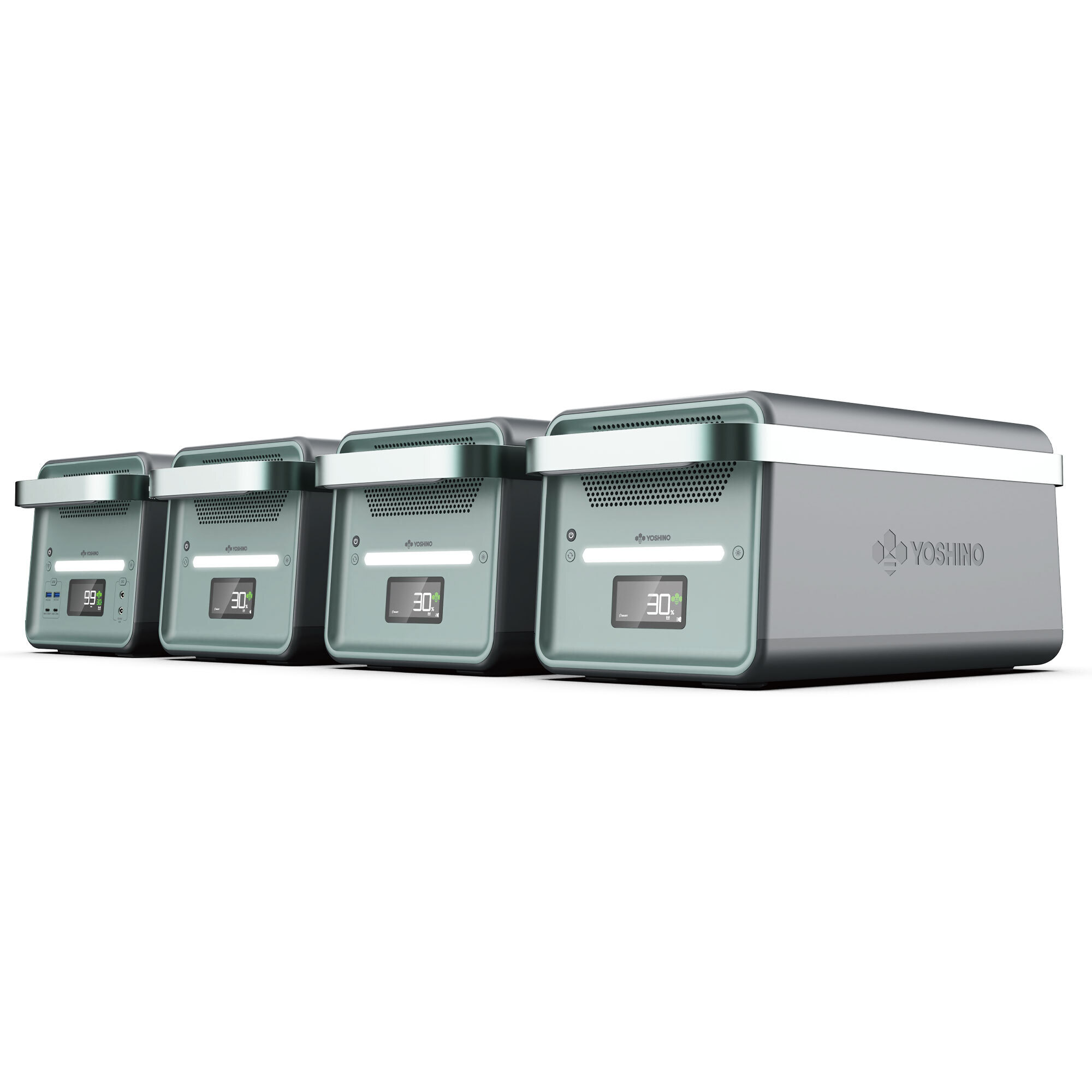 Yoshino Solid-State Power Station - 4000W Running, 6000W Surge, 2611Wh Capacity, 3 Expansion Batteries, Model# KB40E3
